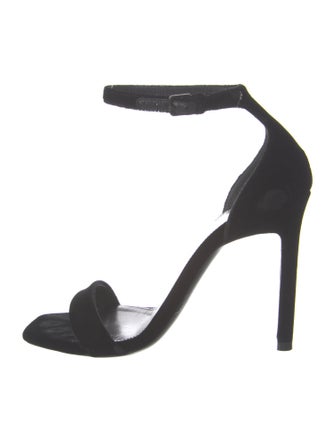 Saint Laurent Velvet Sandals