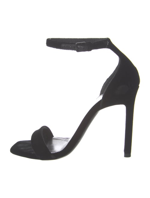 Saint Laurent Velvet Sandals