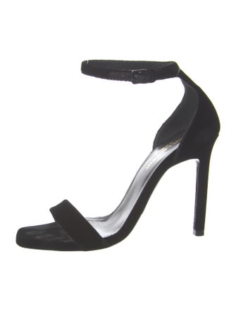 Saint Laurent Velvet Sandals