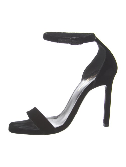 Saint Laurent Velvet Sandals