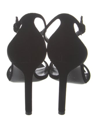 Saint Laurent Velvet Sandals