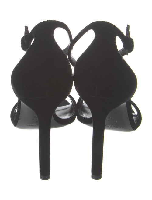 Saint Laurent Velvet Sandals