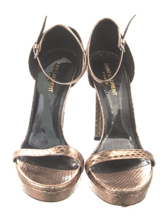 Saint Laurent Leather Sandals
