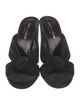 Saint Laurent Suede Slides