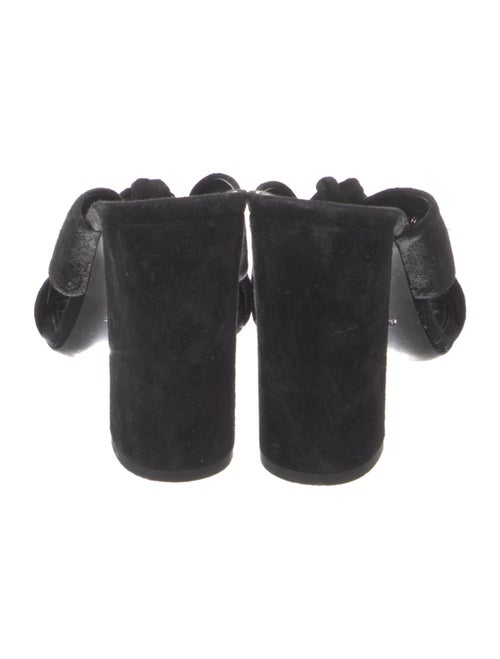 Saint Laurent Suede Slides