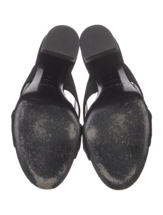 Saint Laurent Suede Slides