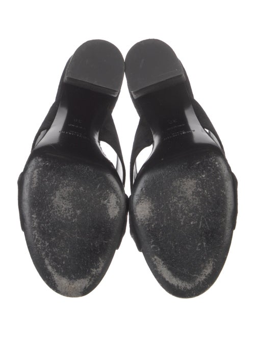 Saint Laurent Suede Slides