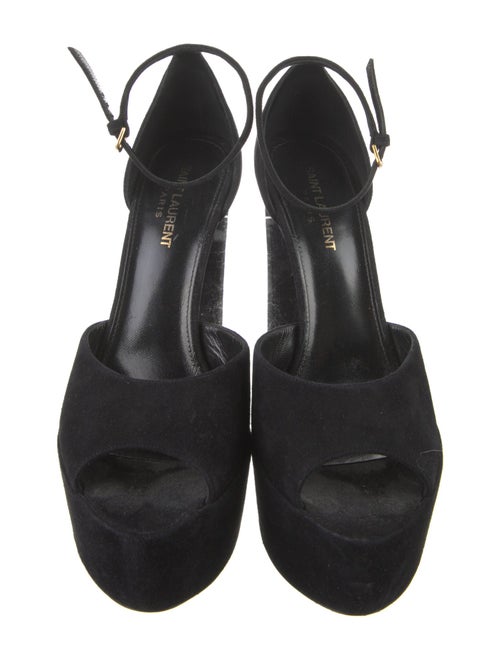 Saint Laurent Suede D'Orsay Pumps