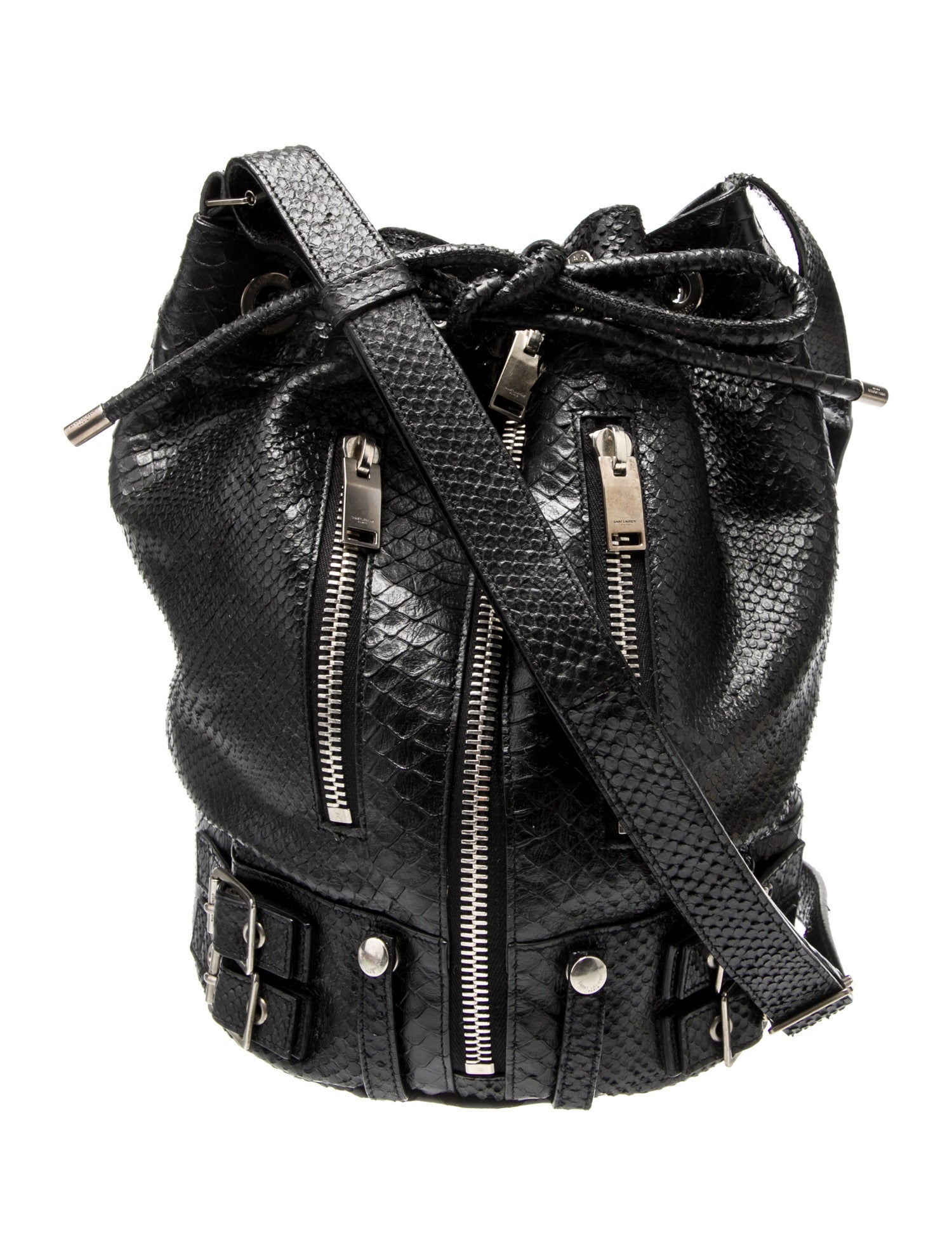 Saint Laurent Lizard Bucket Bag