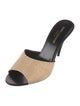 Saint Laurent Straw Slides