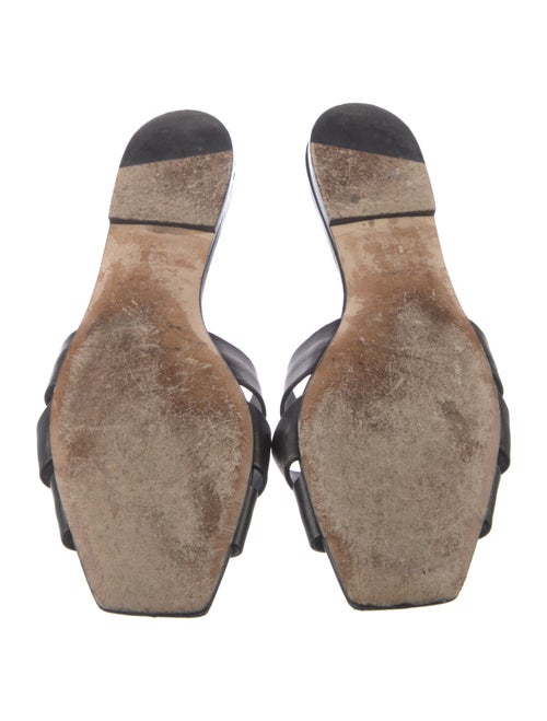 Saint Laurent Leather Slides