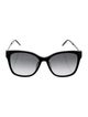 Saint Laurent Oversize Gradient Sunglasses
