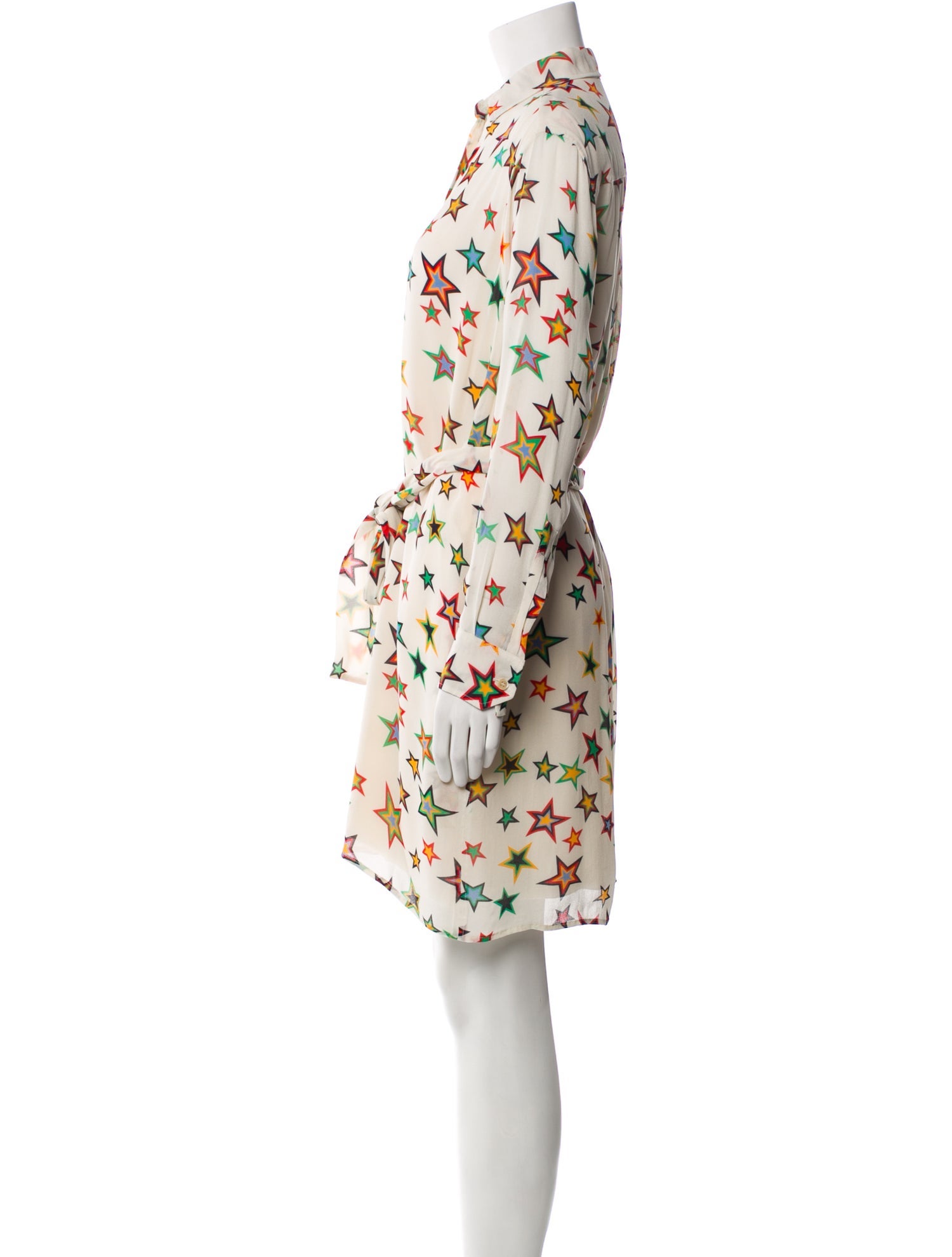 Saint Laurent Floral Print Mini Dress