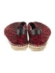 Saint Laurent Suede Animal Print Espadrilles