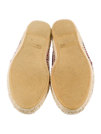 Saint Laurent Suede Animal Print Espadrilles