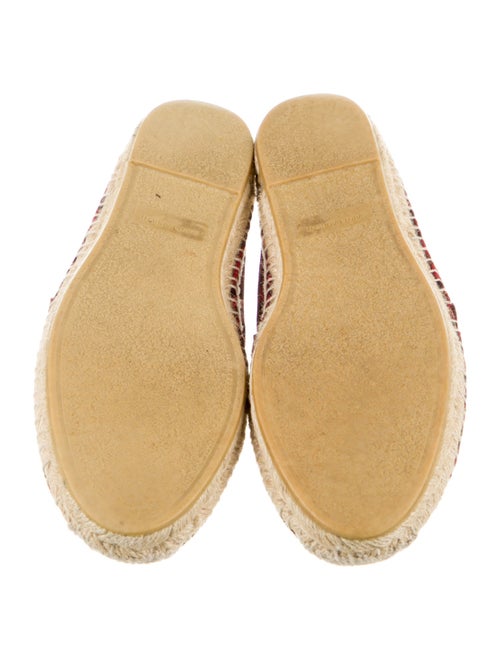 Saint Laurent Suede Animal Print Espadrilles