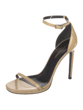 Saint Laurent Patent Leather Sandals