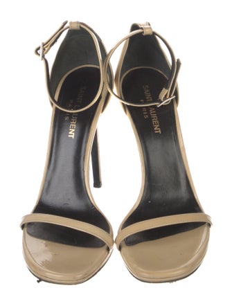 Saint Laurent Patent Leather Sandals