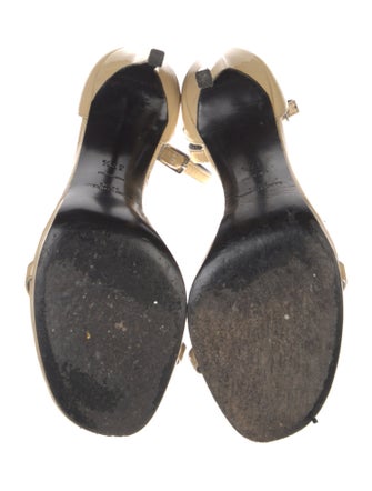 Saint Laurent Patent Leather Sandals