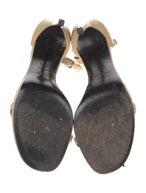 Saint Laurent Patent Leather Sandals
