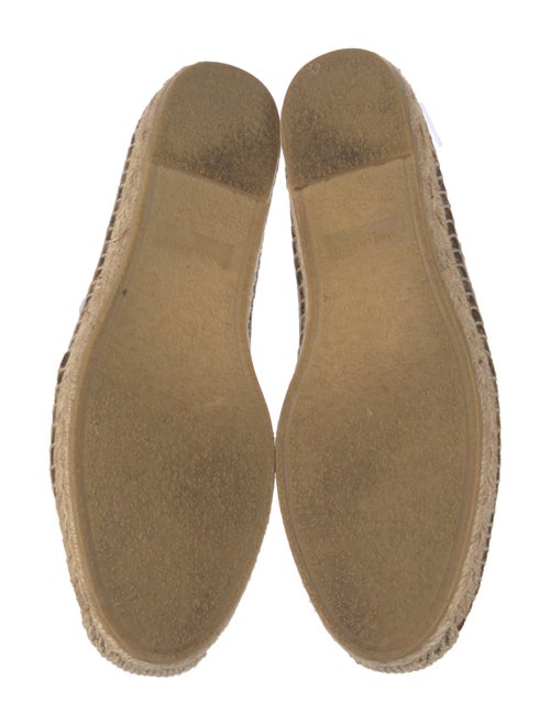 Saint Laurent Suede Animal Print Espadrilles