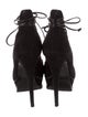 Saint Laurent Suede Cutout Accent Gladiator Sandals
