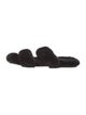 Saint Laurent Mink Slides