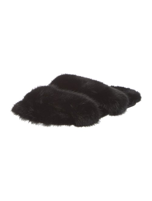 Saint Laurent Mink Slides
