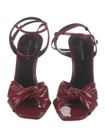 Saint Laurent Patent Leather Sandals
