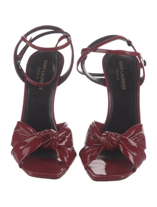 Saint Laurent Patent Leather Sandals