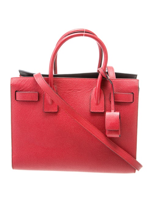 Saint Laurent Leather Sac De Jour Baby