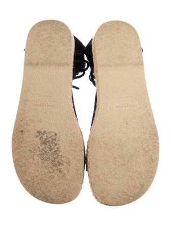 Saint Laurent Suede Espadrilles