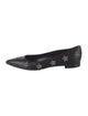 Saint Laurent Leather Printed Flats