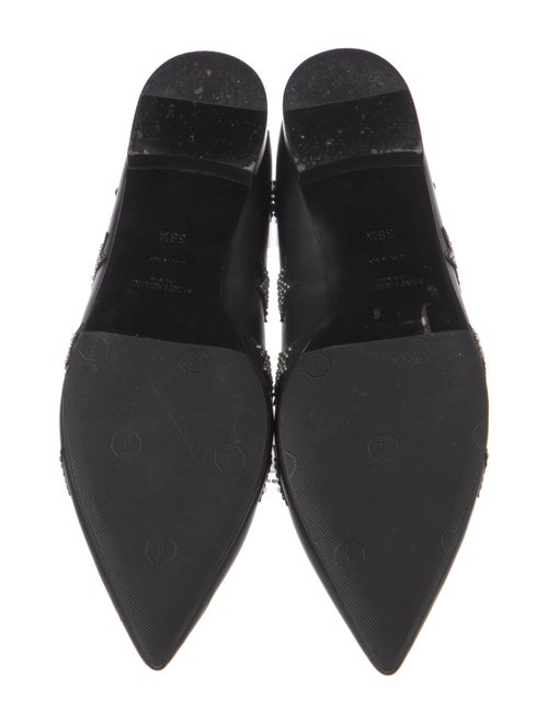 Saint Laurent Leather Printed Flats