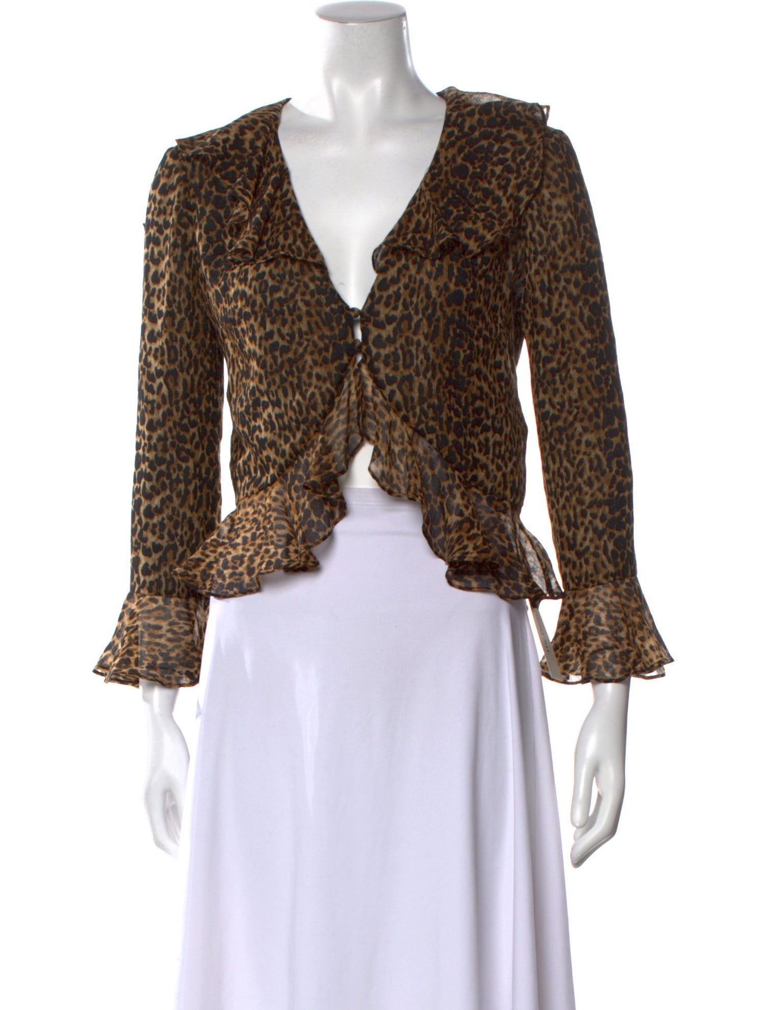 Saint Laurent 2021 Wool Crop Top