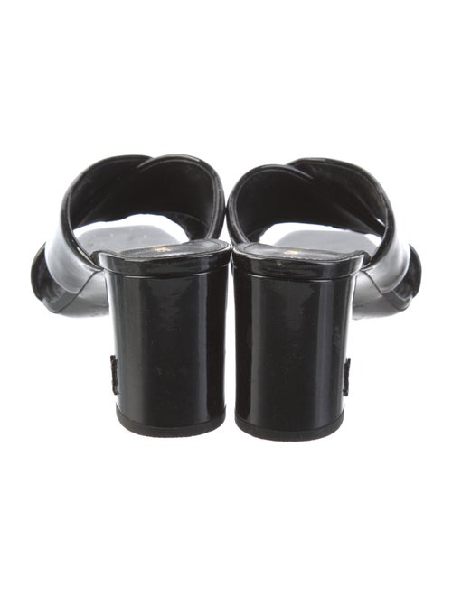 Saint Laurent Patent Leather Slides