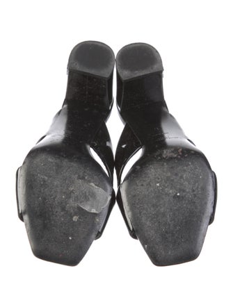 Saint Laurent Patent Leather Slides