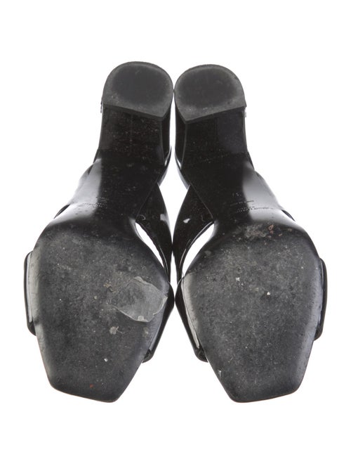 Saint Laurent Patent Leather Slides
