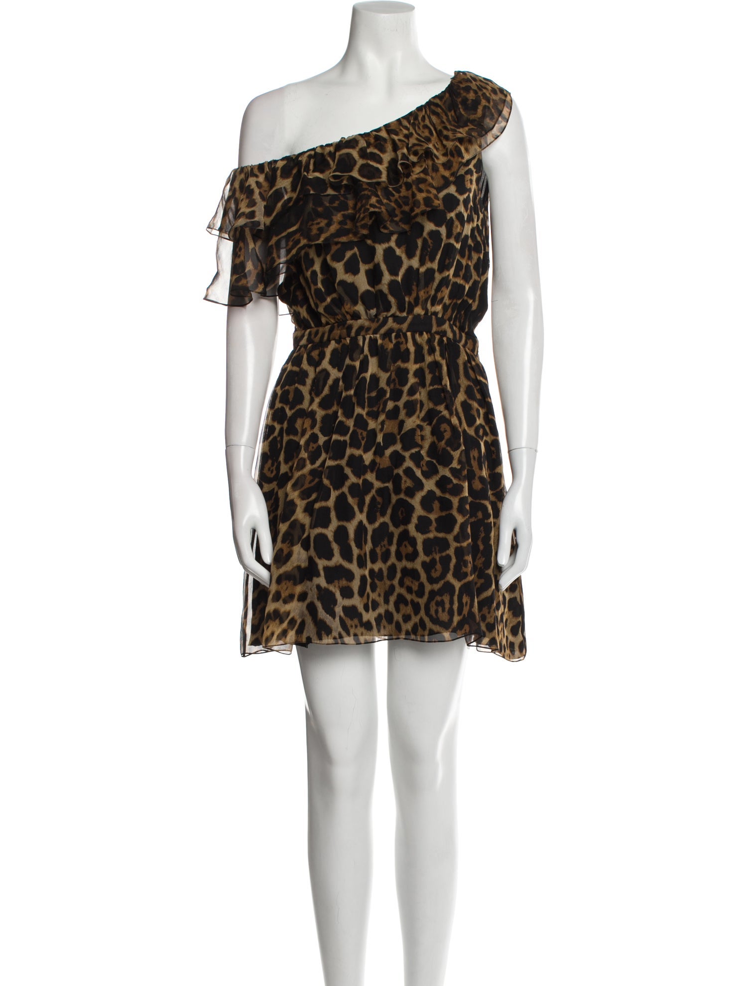 Saint Laurent Silk Knee-Length Dress