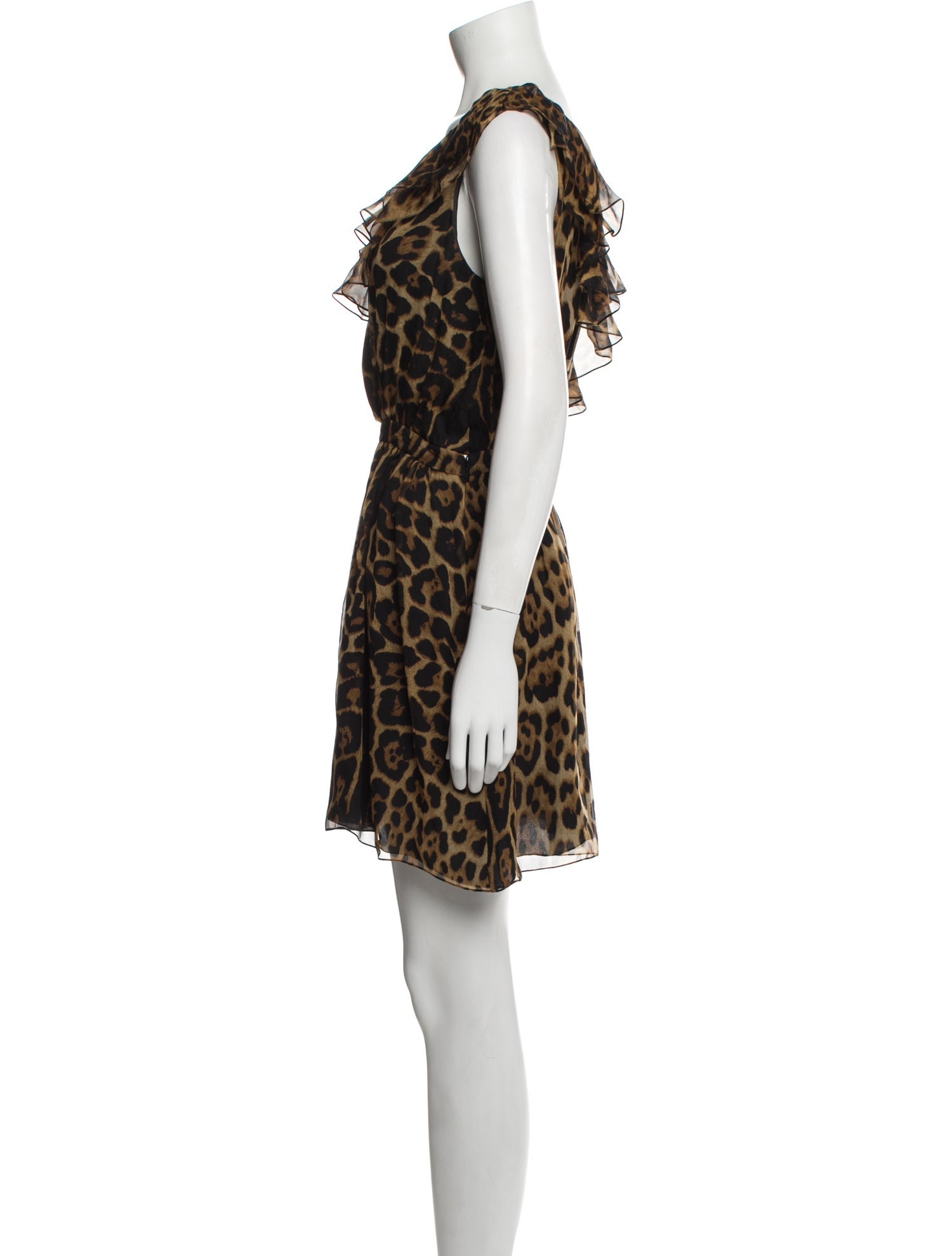 Saint Laurent Silk Knee-Length Dress