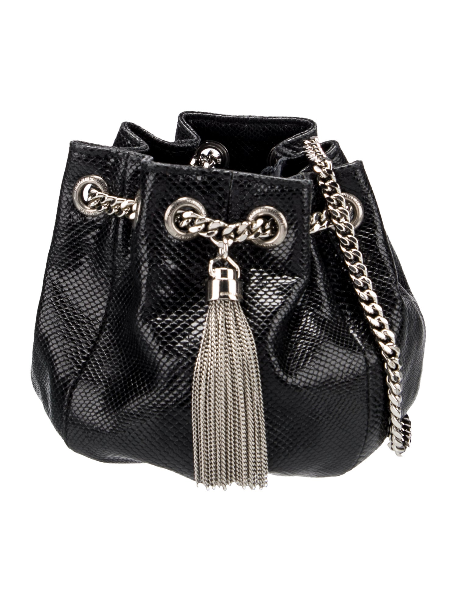 Saint Laurent Leather Bucket Bag