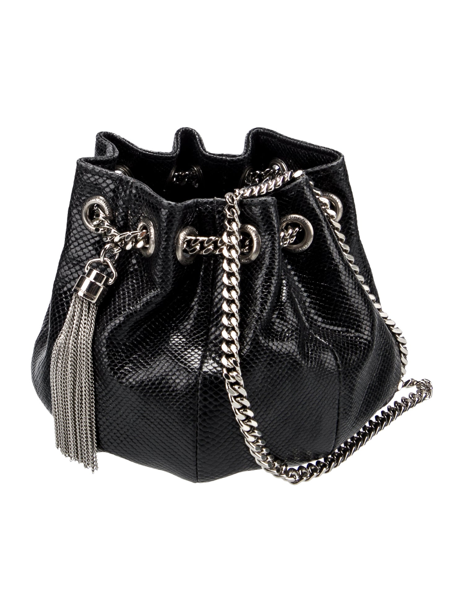 Saint Laurent Leather Bucket Bag