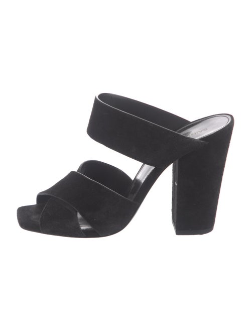 Saint Laurent Suede Slides