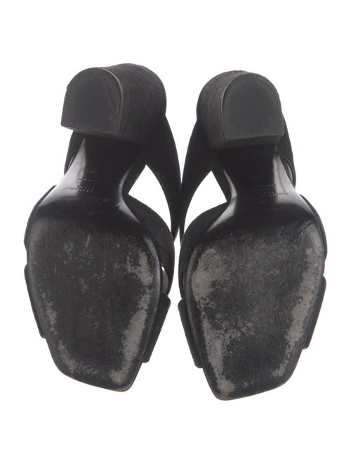 Saint Laurent Suede Slides