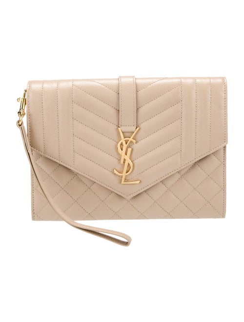 Saint Laurent Quilted Envelope