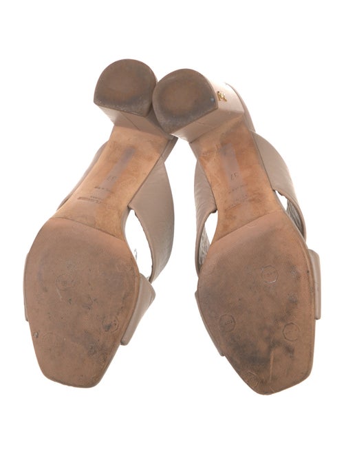 Saint Laurent Leather Slides