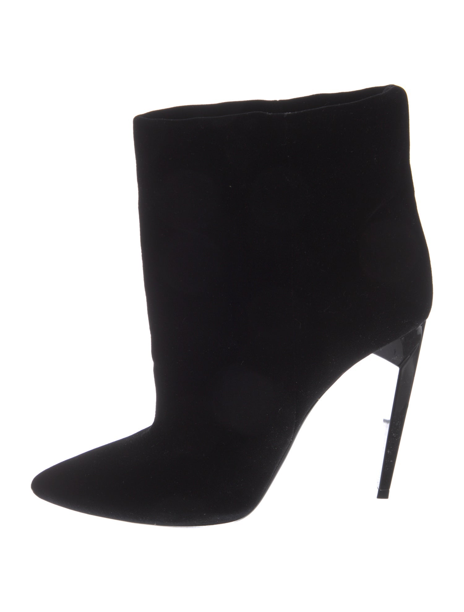 Saint Laurent Velvet Boots