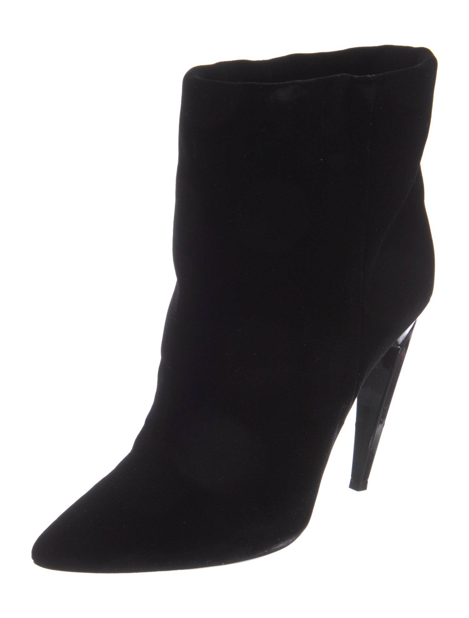 Saint Laurent Velvet Boots