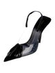 Saint Laurent PVC Slingback Pumps