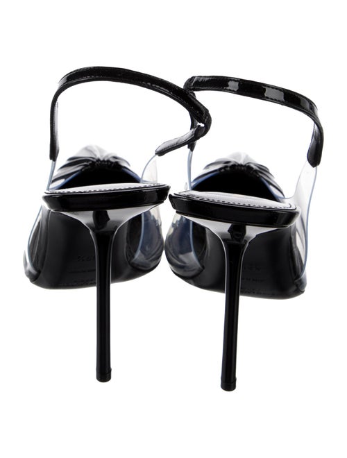 Saint Laurent PVC Slingback Pumps